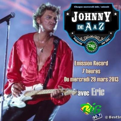 Johnny n°189 7h d'émission Le Record